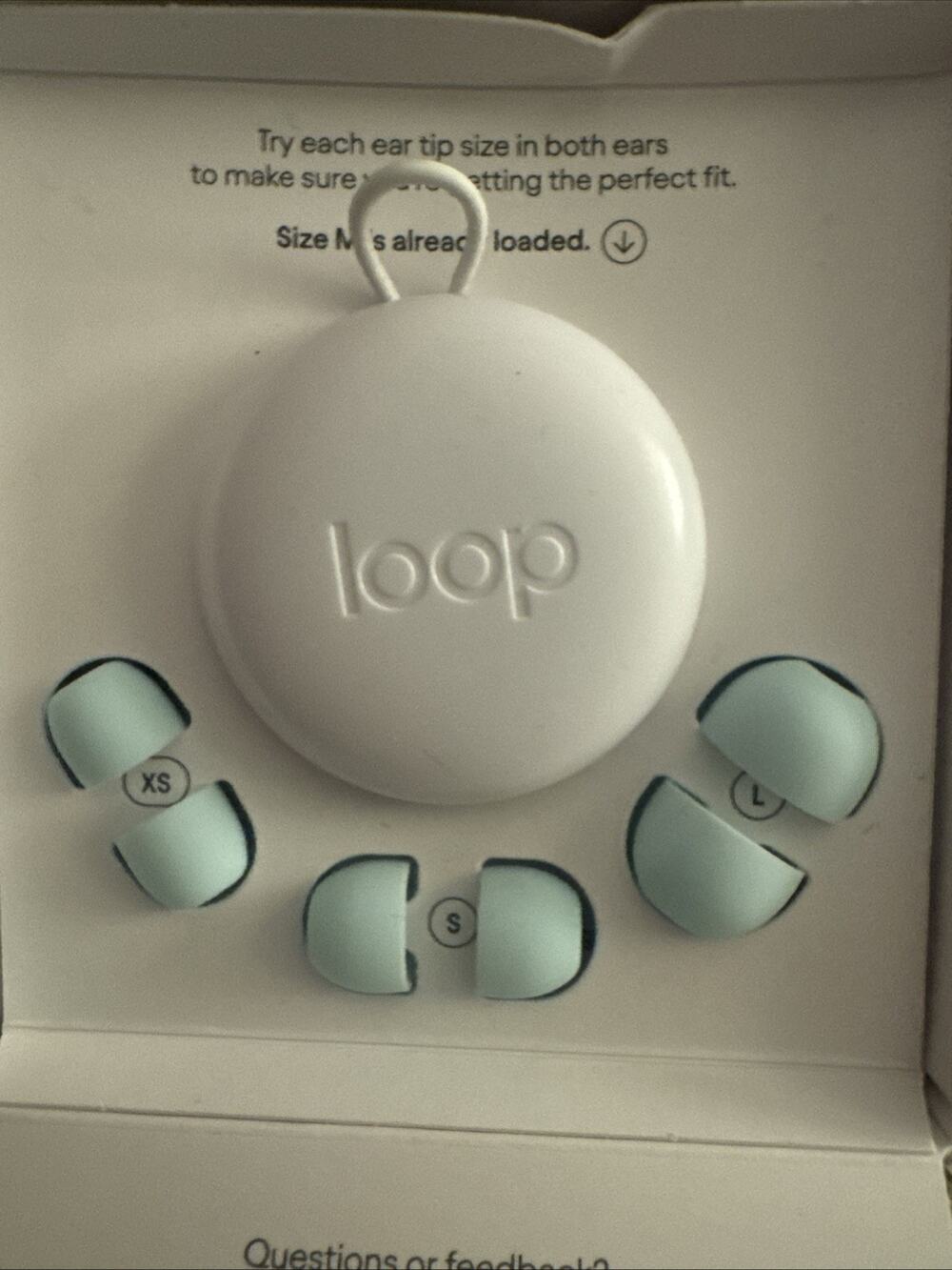 NEW Loop Quiet 2 Ear Plugs for Noise Reduction Mint 14 Rating Open Box